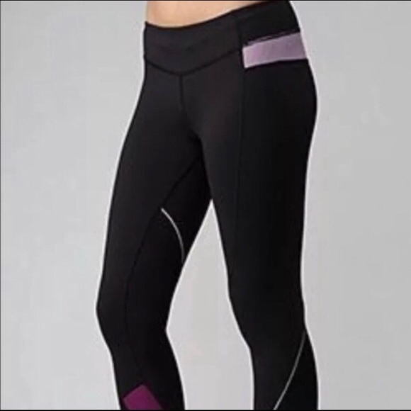 LULULEMON RUN EMPOWER CROP PANTS BLACK Leggings - Picture 2 of 11